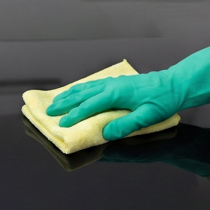 Xolena Microfiber Cleaning Cloths —  Yellow 5-Pack