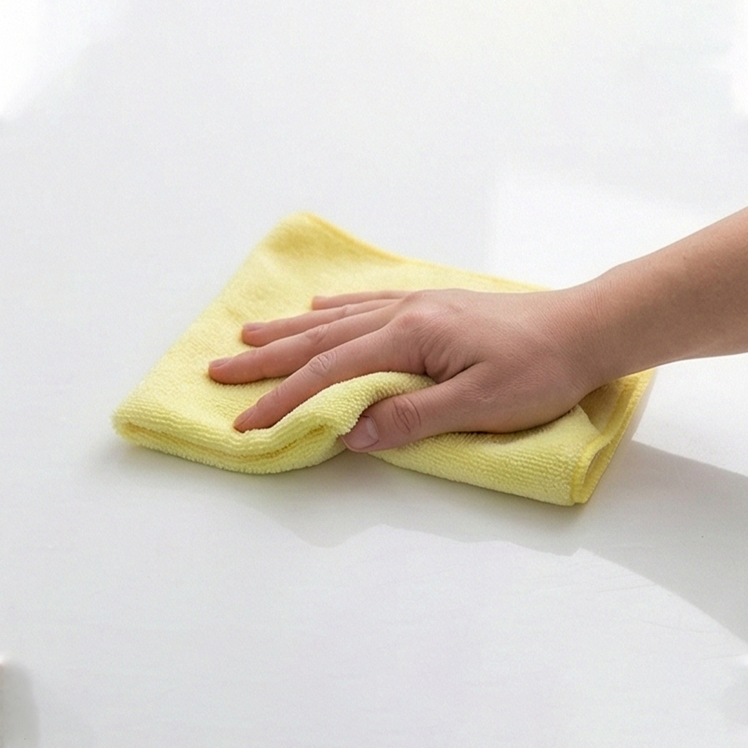 Xolena Microfiber Cleaning Cloths —  Yellow 5-Pack