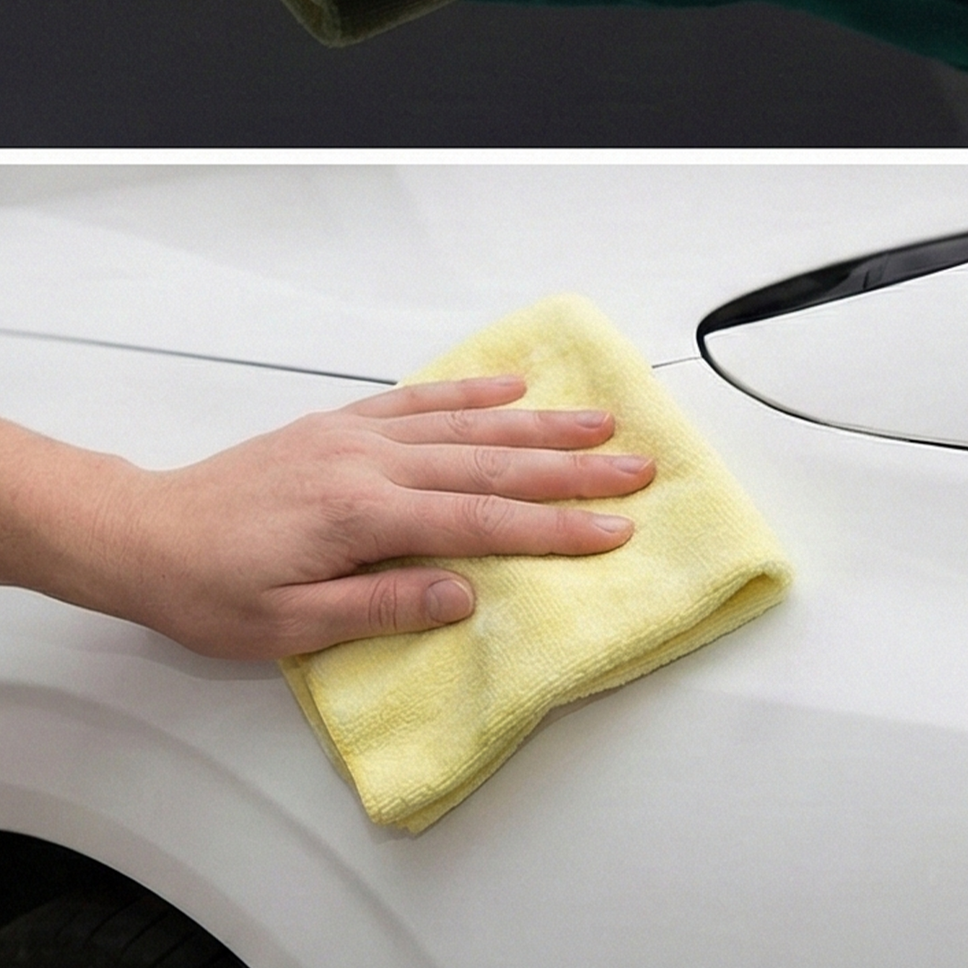 Xolena Microfiber Cleaning Cloths —  Yellow 5-Pack