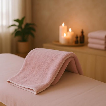 Xolena Microfiber Bath Towel - Pink