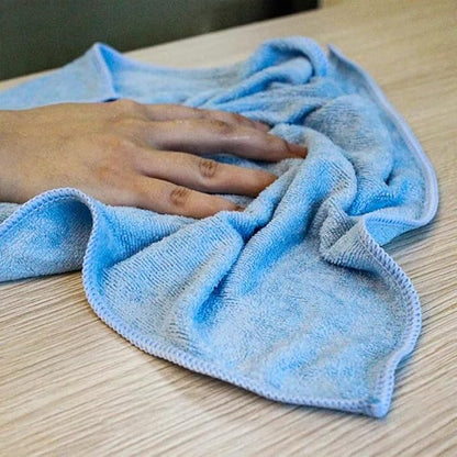 Xolena Microfiber Kitchen Cleaning Cloths — Sky Blue, 5-Pack